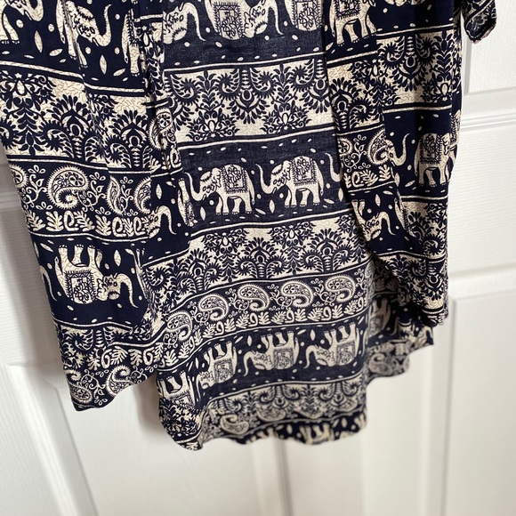 ELEPHANT PRINT DUSTER - Picture 5 of 7